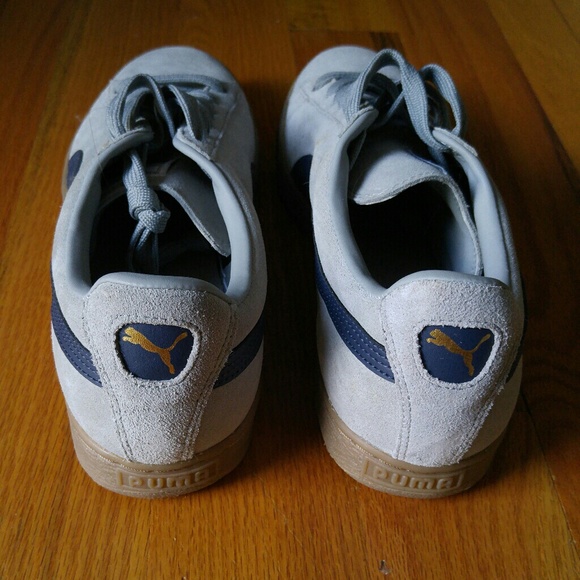 Men's gray suede sneakers *NEVER WORN* - Picture 3 of 5